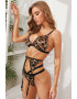 EFAYN.RO Lenjerie sexy 3 piese sutien chilot brazilian si portjartier EFAYN - Pled.ro