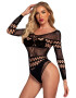 EFAYN.RO Lenjerie sexy body erotic maneci lungi plasa EFAYN - Pled.ro