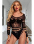 EFAYN.RO Lenjerie sexy body erotic maneci lungi plasa EFAYN - Pled.ro