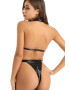 EFAYN.RO Lenjerie sexy dama body cu cupe tip plasa transparenta si chilot cu fermoar model zipper EFAYN - Pled.ro