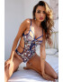 EFAYN.RO Lenjerie sexy dama body delicat cu detalii la decolteu model floral one side EFAYN - Pled.ro