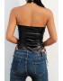 EFAYN.RO Lenjerie sexy dama body incitant reglabil pe parti model tip corset EFAYN - Pled.ro