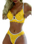 EFAYN.RO Lenjerie sexy dama set 2 piese sutien si chilot model contrast cu intaritura pe margine EFAYN - Pled.ro