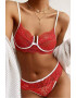 EFAYN.RO Lenjerie sexy dama set 2 piese sutien si chilot model contrast cu intaritura pe margine EFAYN - Pled.ro