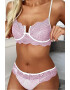 EFAYN.RO Lenjerie sexy dama set 2 piese sutien si chilot model contrast cu intaritura pe margine EFAYN - Pled.ro