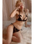 EFAYN.RO Lenjerie sexy dama set 2 piese sutien si chiloti crotchless model delicat tematica dirty nights EFAYN - Pled.ro