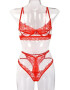 EFAYN.RO Lenjerie sexy set 2 piese sutien si chilot tanga model super hot dantela EFAYN - Pled.ro