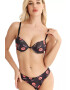 EFAYN.RO Lenjerie sexy set din 2 piese sutien si chilot clasic cu imprimeu buze EFAYN - Pled.ro