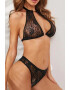 EFAYN.RO Lenjerie sexy set din 2 piese sutien si chilot talie inalta cu accesoriu inimioara EFAYN - Pled.ro