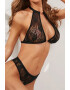 EFAYN.RO Lenjerie sexy set din 2 piese sutien si chilot talie inalta cu accesoriu inimioara EFAYN - Pled.ro