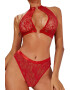 EFAYN.RO Lenjerie sexy set din 2 piese sutien si chilot talie inalta cu accesoriu inimioara EFAYN - Pled.ro