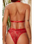 EFAYN.RO Lenjerie sexy set din 2 piese sutien si chilot talie inalta cu accesoriu inimioara EFAYN - Pled.ro