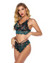 EFAYN.RO Lenjerie sexy set din 2 piese sutien tip bustiera si chiloti stil brazilian dantela delicata EFAYN - Pled.ro