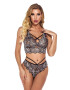 EFAYN.RO Lenjerie sexy set din 2 piese sutien tip bustiera si chiloti stil brazilian dantela delicata EFAYN - Pled.ro