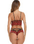 EFAYN.RO Lenjerie sexy set din 2 piese sutien tip bustiera si chiloti stil brazilian dantela delicata EFAYN - Pled.ro