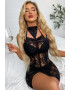 EFAYN.RO Lenjerie sexy tip rochie scurta accesoriu la gat EFAYN - Pled.ro