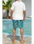 EFAYN.RO Pantaloni scurti de baie tip sort barbati imprimeu ananas amuzant model cool summer uscare rapida EFAYN - Pled.ro