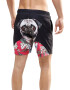 EFAYN.RO Pantaloni scurti de baie tip sort barbati imprimeu pug haios model cool animal summer uscare rapida EFAYN - Pled.ro