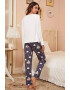 EFAYN.RO Pijama dama set 2 piese bluza maneca lunga si pantalon lung cu imprimeu koala somnoros EFAYN - Pled.ro