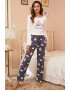 EFAYN.RO Pijama dama set 2 piese bluza maneca lunga si pantalon lung cu imprimeu koala somnoros EFAYN - Pled.ro