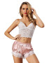 EFAYN.RO Pijama sexy dama set 2 piese top bretele reglabile si pantaloni scurti model jucaus incitant EFAYN - Pled.ro