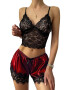 EFAYN.RO Pijama sexy dama set 2 piese top bretele reglabile si pantaloni scurti model mystic love EFAYN - Pled.ro