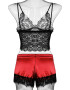 EFAYN.RO Pijama sexy dama set 2 piese top bretele reglabile si pantaloni scurti model mystic love EFAYN - Pled.ro