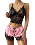 EFAYN.RO Pijama sexy dama set 2 piese top bretele reglabile si pantaloni scurti model mystic love EFAYN - Pled.ro