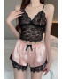 EFAYN.RO Pijama sexy dama set 2 piese top bretele reglabile si pantaloni scurti model mystic love EFAYN - Pled.ro