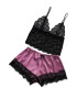 EFAYN.RO Pijama sexy dama set 2 piese top bretele reglabile si pantaloni scurti model mystic love EFAYN - Pled.ro