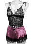 EFAYN.RO Pijama sexy dama set 2 piese top bretele reglabile si pantaloni scurti model mystic love EFAYN - Pled.ro