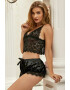 EFAYN.RO Pijama sexy dama set 2 piese top bretele reglabile si pantaloni scurti model mystic love EFAYN - Pled.ro