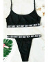 EFAYN.RO Set lenjerie sexy 2 piese print sexy baby bustiera si chilot tanga EFAYN RO - Pled.ro