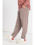 ELENA MIRÒ Pantaloni sport relaxed fit din amestec de modal - Pled.ro