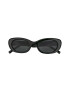 Emily Westwood Ochelari de soare ovali cu lentile uni Brielle - Pled.ro