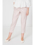 EMME Pantaloni crop cu talie inalta Danubio - Pled.ro