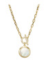 Emporio Armani Colier de argint cu mother of pearl si cristale - Pled.ro