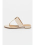 Emporio Armani Papuci flip-flop de piele cu aplicatie logo - Pled.ro