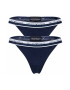 Emporio Armani Set de chiloti tanga cu banda logo in talie - 2 perechi - Pled.ro