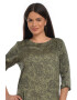 Eranthe 888136863-Tunica Dama Verde cu imprimeu paisley - Pled.ro