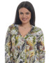 Eranthe 888136866-Bluza Dama Multicolora cu Imprimeu Floral si decolteu V - Pled.ro