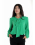 Eranthe 888144255-Bluza Dama cu Maneca lunga Ampla cu Funda Verde - Pled.ro