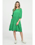 Eranthe 888144272-Rochie Medie Dama V262 Verde - Pled.ro