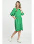 Eranthe 888144272-Rochie Medie Dama V262 Verde - Pled.ro