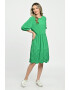 Eranthe 888144272-Rochie Medie Dama V262 Verde - Pled.ro