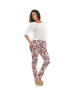 Eranthe Pantaloni drepti paisley - floral - Pled.ro