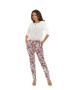 Eranthe Pantaloni drepti paisley - floral - Pled.ro