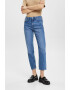 Esprit Blugi crop evazati cu croiala kick - Pled.ro