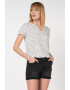 Esprit Bluza cu maneca scurta si model abstract - Pled.ro