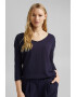 Esprit Bluza din amestec de in cu maneci 3/4 - Pled.ro